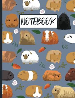 Get [KINDLE PDF EBOOK EPUB] Notebook: Cute Guinea Pig Journal, Lined Notebook, Guinea Pig Gift Idea