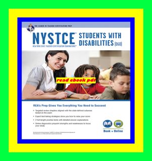 [Get] [PDF EBOOK EPUB KINDLE] NYSTCE Students with Disabilities (060) Book + Online (NYSTCE Teacher