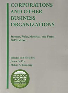 Read [PDF EBOOK EPUB KINDLE] Corporations and Other Business Organizations, Statutes, Rules, Materia