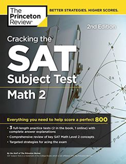 VIEW [KINDLE PDF EBOOK EPUB] Cracking the SAT Subject Test in Math 2, 2nd Edition: Everything You Ne