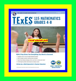[GET] PDF EBOOK EPUB KINDLE TExES Mathematics 4-8 (115)  2nd Ed.  Book + Online TXT PDF EPUB