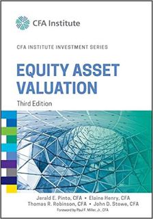 [PDF] ✔️ eBooks Equity Asset Valuation (CFA Institute Investment Series) Online Book