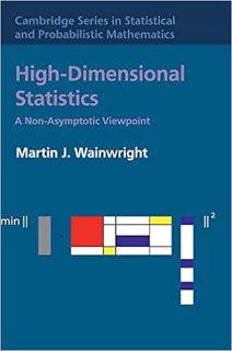 eBooks ✔️ Download High-Dimensional Statistics: A Non-Asymptotic Viewpoint (Cambridge Series in Stat