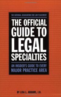 [Get] [KINDLE PDF EBOOK EPUB] Official Guide to Legal Specialties (Career Guides) by  National Assoc