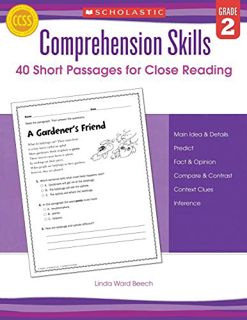 VIEW [KINDLE PDF EBOOK EPUB] Comprehension Skills: Short Passages for Close Reading: Grade 2 by  Lin