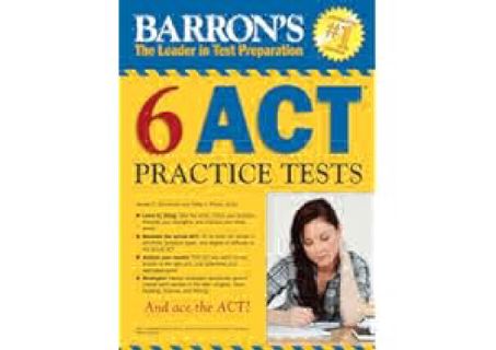 PDF_⚡ Barron's 6 Act Practice Tests: Barron's the Leader in Test Preparation by James D. Giovannini
