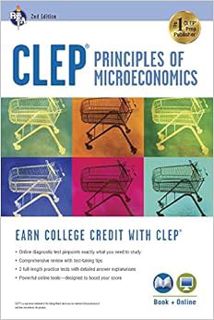 GET PDF EBOOK EPUB KINDLE CLEP® Principles of Microeconomics Book + Online (CLEP Test Preparation) b