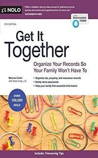 [GET] [EBOOK EPUB KINDLE PDF] Get It Together: Organize Your Records So Your Family Won't Have To by