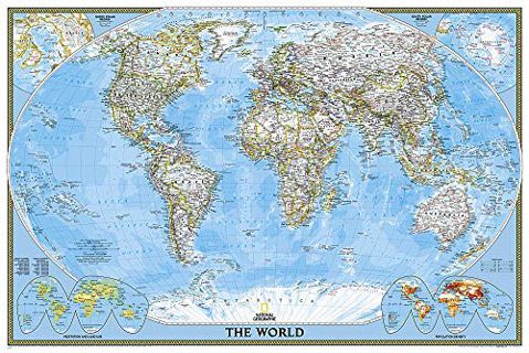 [VIEW] EPUB KINDLE PDF EBOOK National Geographic World Wall Map - Classic - Laminated (Poster Size:
