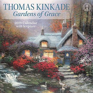 Access KINDLE PDF EBOOK EPUB Thomas Kinkade Gardens of Grace 2019 Wall Calendar by  Thomas Kinkade √