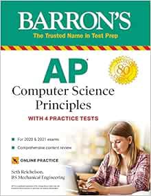 Read [KINDLE PDF EBOOK EPUB] AP Computer Science Principles: With 4 Practice Tests (Barron's Test Pr