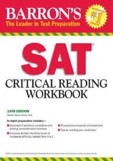 [READ [ebook]] Barron's SAT Critical Reading Workbook Free