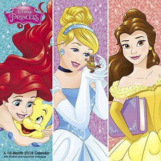 Read EBOOK EPUB KINDLE PDF 2018 Disney Princess Wall Calendar (Mead) by  Mead ☑️