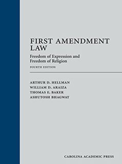 [VIEW] [EPUB KINDLE PDF EBOOK] First Amendment Law: Freedom of Expression and Freedom of Religion by