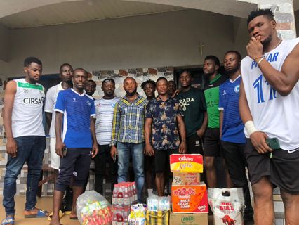 ROVERS FC PLAYERS VISIT ORPHANAGE HOME AHEAD NNL CLASH WITH STORMERS SC