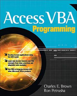 [View] [EBOOK EPUB KINDLE PDF] Access VBA Programming by  Charles Brown &  Ron Petrusha 💜