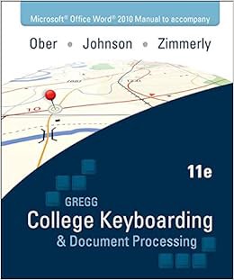 [Read] KINDLE PDF EBOOK EPUB Microsoft Office Word 2010 Manual to accompany Gregg College Keyboardin
