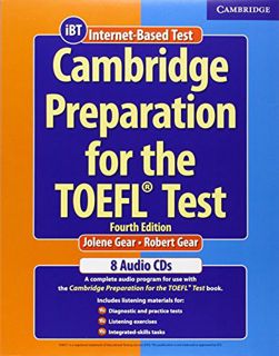 [Get] [EPUB KINDLE PDF EBOOK] Cambridge Preparation for the TOEFL® Test Audio CDs (8) by  Jolene Gea