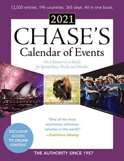 [VIEW] [EPUB KINDLE PDF EBOOK] Chase's Calendar of Events 2021: The Ultimate Go-to Guide for Special