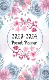 VIEW [PDF EBOOK EPUB KINDLE] 2023-2024 Pocket Planner: 2 year Pocket Calendar 2023-2024 Monthly Plan