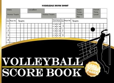 [Read] [KINDLE PDF EBOOK EPUB] Volleyball Scorebook: Volleyball Score Record Book, Volleyball Stats