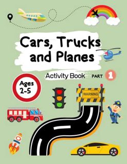 Read KINDLE PDF EBOOK EPUB Cars and Trucks Activity Book for Preschool Kids: Colors, Numbers, Shadow