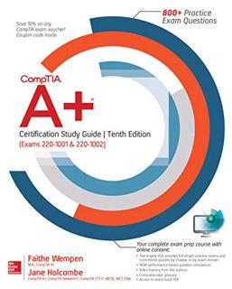 Read [EPUB KINDLE PDF EBOOK] CompTIA A+ Certification Study Guide, Tenth Edition (Exams 220-1001 & 2