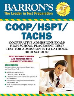 GET [EBOOK EPUB KINDLE PDF] Barron's COOP/HSPT/TACHS, 4th Edition (Barron's Test Prep) by  Kathleen