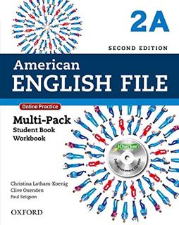 [Access] PDF EBOOK EPUB KINDLE American English File Second Edition: Level 2 Multi-Pack A: With Onli