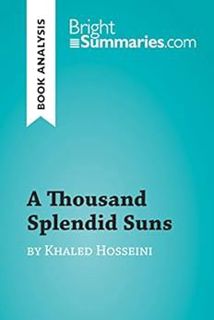 Get [EPUB KINDLE PDF EBOOK] A Thousand Splendid Suns by Khaled Hosseini (Book Analysis): Detailed Su