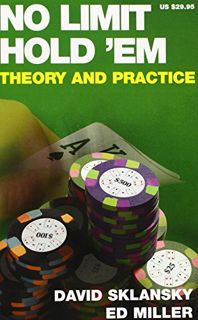 [Get] PDF EBOOK EPUB KINDLE No Limit Hold 'em: Theory and Practice by  David Sklansky &  Ed Miller �