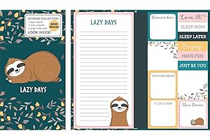 📚 [Book.google] Read Book of Sticky Notes: Notepad Collection (Sloth Lazy Days) - New Seasons pdf f