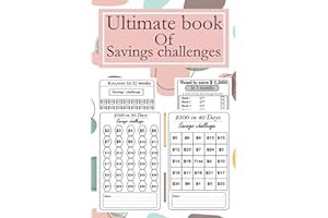 📚 [Goodread] Download Ultimate Book of Savings Challenges: 120 Pages Savings Tracker Journal| $500