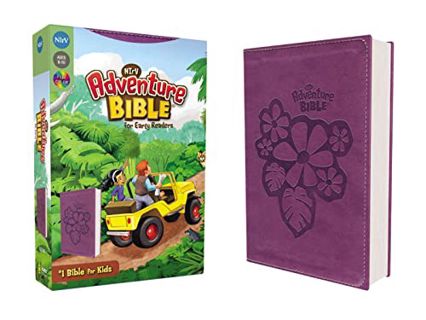 READ [PDF EBOOK EPUB KINDLE] NIrV, Adventure Bible for Early Readers, Leathersoft, Purple, Full Colo