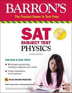 [ACCESS] EPUB KINDLE PDF EBOOK SAT Subject Test Physics with Online Test (Barron's Test Prep) by  Ro