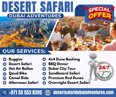 Desert Safari Dubai Adventures - Dubai Adventures +971 55 553 8395