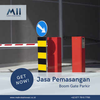 Jasa Pemasangan Boom Gate Parkir | 087778107700