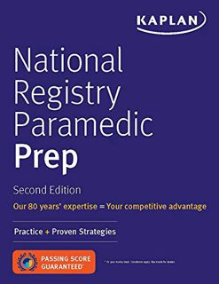 Read [EPUB KINDLE PDF EBOOK] National Registry Paramedic Prep by  Kaplan Medical 📜