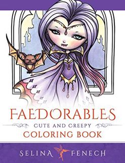 [Access] PDF EBOOK EPUB KINDLE Faedorables - Cute and Creepy Coloring Book (Fantasy Coloring by Seli