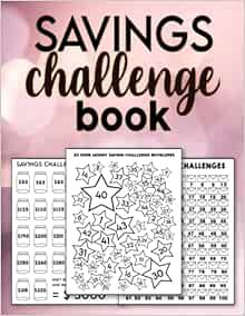 Get EBOOK EPUB KINDLE PDF Savings Challenge book: Book of Savings Challenges Filled With four differ