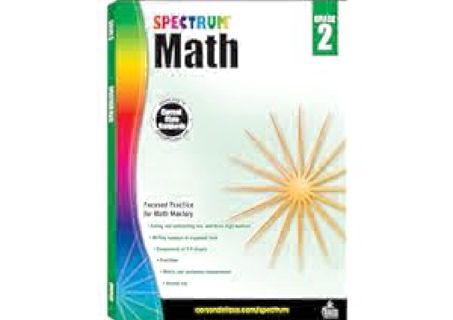 Spectrum 2nd Grade Math Workbook, Ages 7 to 8, Math Workbooks Grade 2