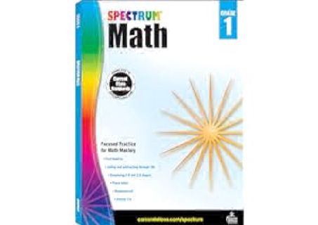 Spectrum 1st Grade Math Workbooks, Ages 6 to 7, Grade 1 Math Workbook,