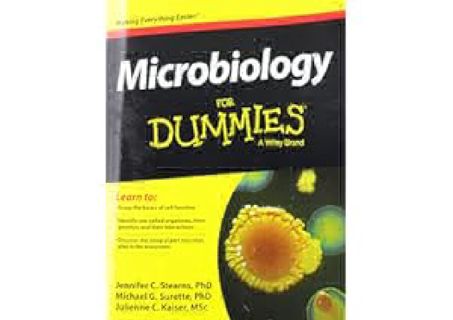 Microbiology FD (For Dummies Series) by Jennifer Stearns PhD