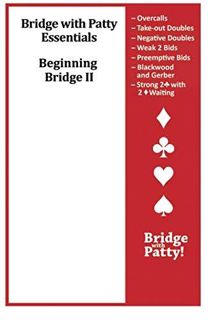 Download PDF Bridge with Patty Essentials: Beginning Bridge II: Beginning Bridge II- Overcalls