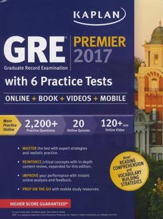 Read KINDLE PDF EBOOK EPUB GRE Premier 2017 with 6 Practice Tests: Online + Book + Videos + Mobile (