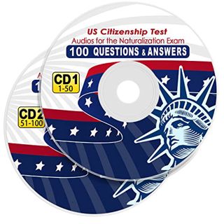 ACCESS KINDLE PDF EBOOK EPUB US Citizenship Test Study Guide - CD Audio -2 Discs- Official 100 Uscis