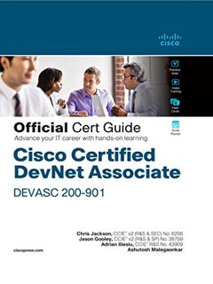 [Access] [KINDLE PDF EBOOK EPUB] Cisco Certified DevNet Associate DEVASC 200-901 Official Cert Guide