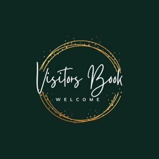 [READ] EBOOK EPUB KINDLE PDF Visitor Guest Book, Elegant Green and Gold Clean Design: for Airbnb, VR