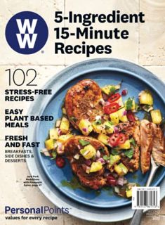 Read PDF EBOOK EPUB KINDLE Weight Watchers 5-Ingredient, 15-Minute Recipes by  The Editors of Weight