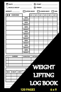 [VIEW] KINDLE PDF EBOOK EPUB Weight Lifting Log Book: Workout Tracker for Men and Women, Exercise No
